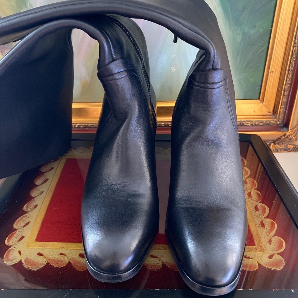 Rag and bone black leather boots size40